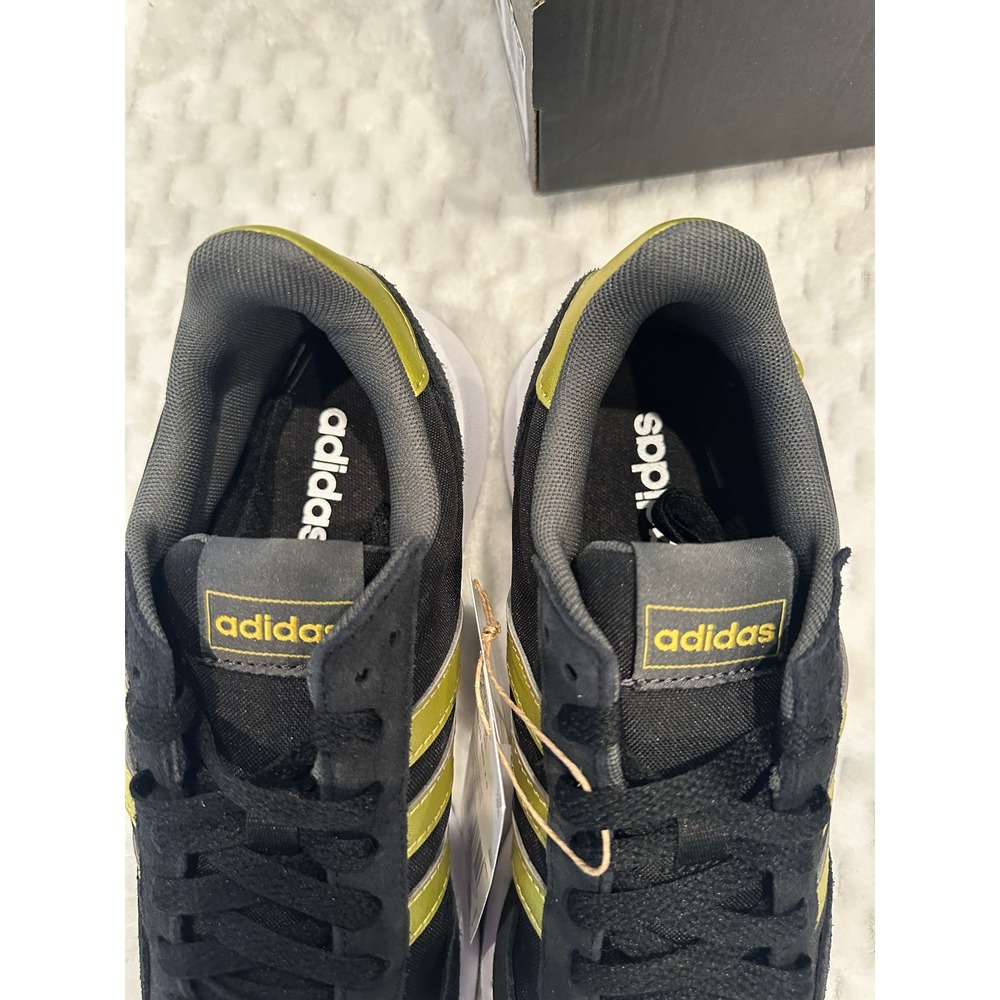 Adidas Run 60s 2.0 Womens Sneakers Black Gold GX1714 Running Shoes Size 7 - Picture 6 of 8